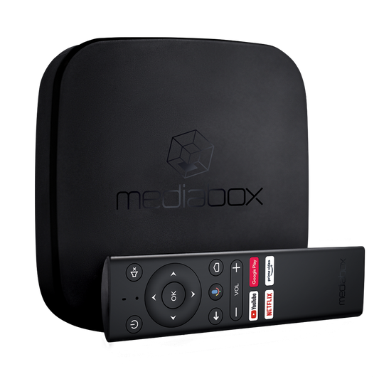 Mediabox - Maverick 4K Android TV™ Box - Switch On. Login. Binge.